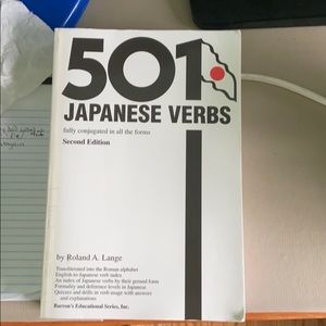 Book of Japanese Verbs, fully conjugated